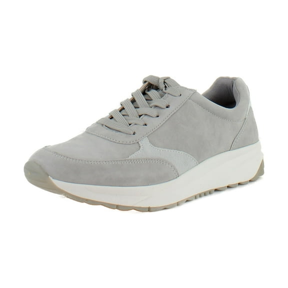 Naturalizer Shay Women's Fashion Sneakers Ice Grey Leather/Suede Size 9.5 W