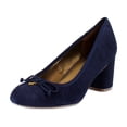 thumbnail image 1 of Naturalizer Sienna Women's Heels Midnight Blue Suede Size 11 M, 1 of 8