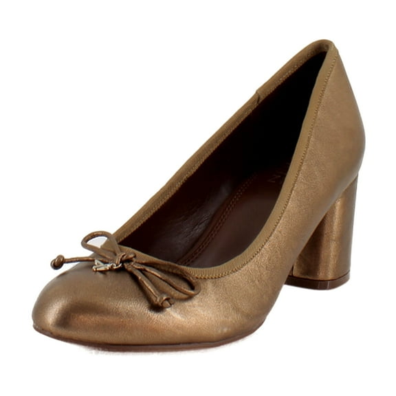 Naturalizer Sienna Women's Heels Soft Bronze Leather Size 6.5 W