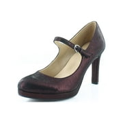 Naturalizer Talissa Women's Heels Cabernet Sauvignon Metallic Leather Size 8.5 W