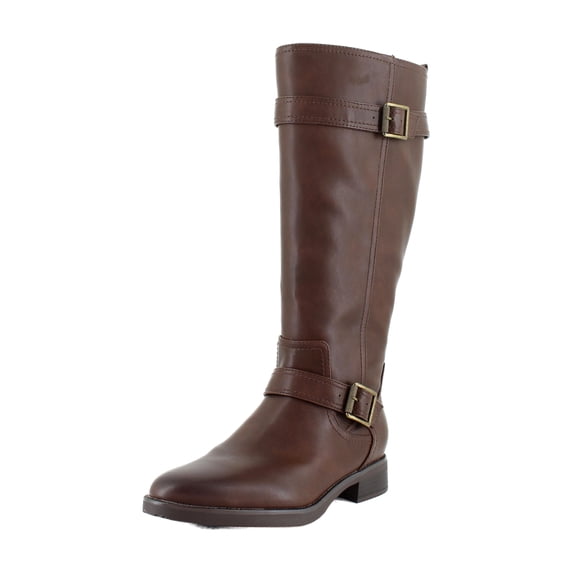 Naturalizer Tiernan Wide Calf Women's Boots Cappuccino Brown Size 8.5 M