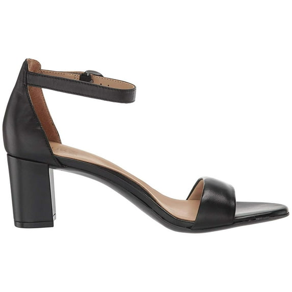 Naturalizer Women's Vera Ankle Strap Sandals Black Leather 4.5M