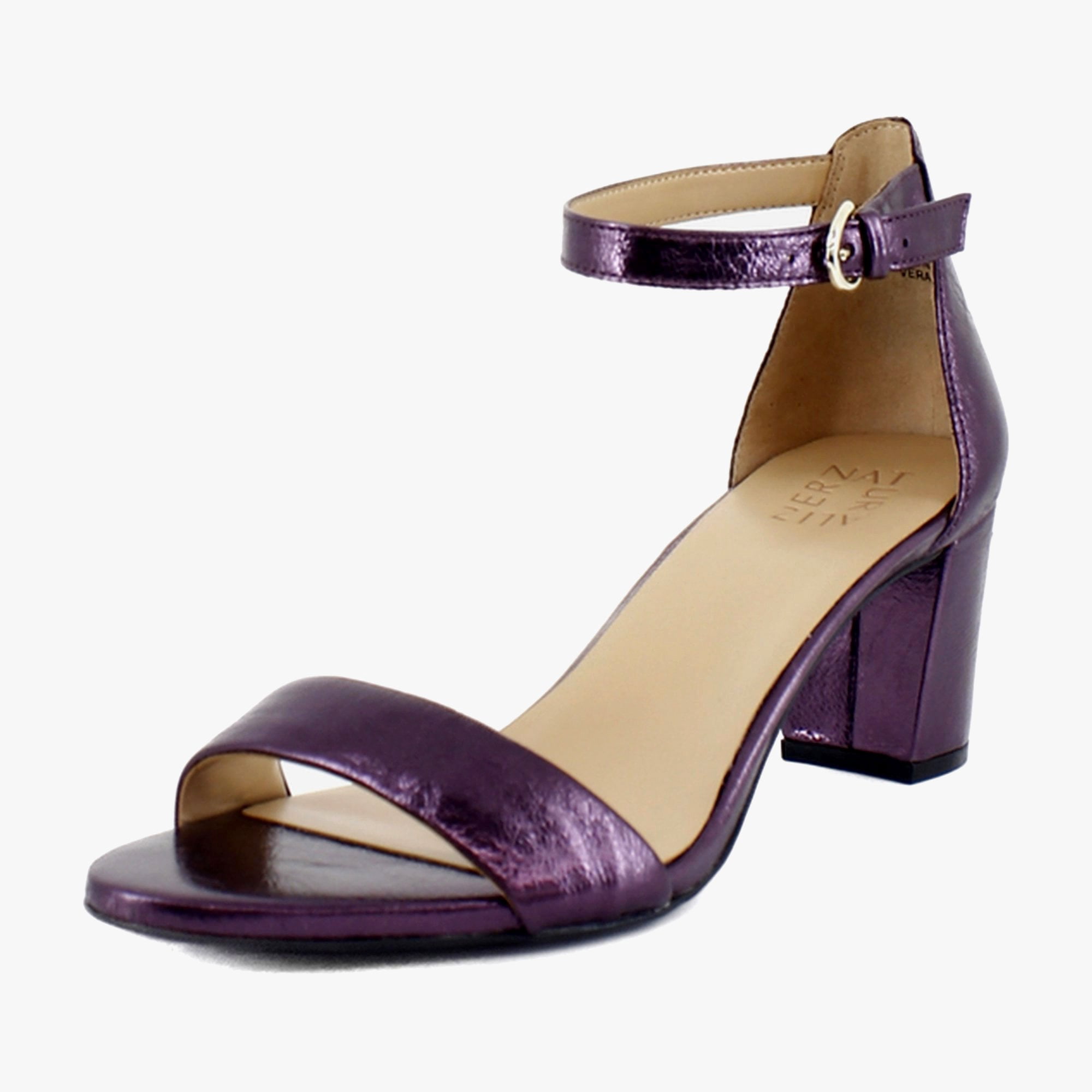 Ankle Strap Womens Dark Purple Dress Shoes Ladies Wedding Party Low Heel  Shoe Evening Shoes Diamante
