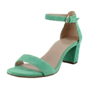 Naturalizer Vera Womens Heels Emerald Green Suede Size 7.5 W