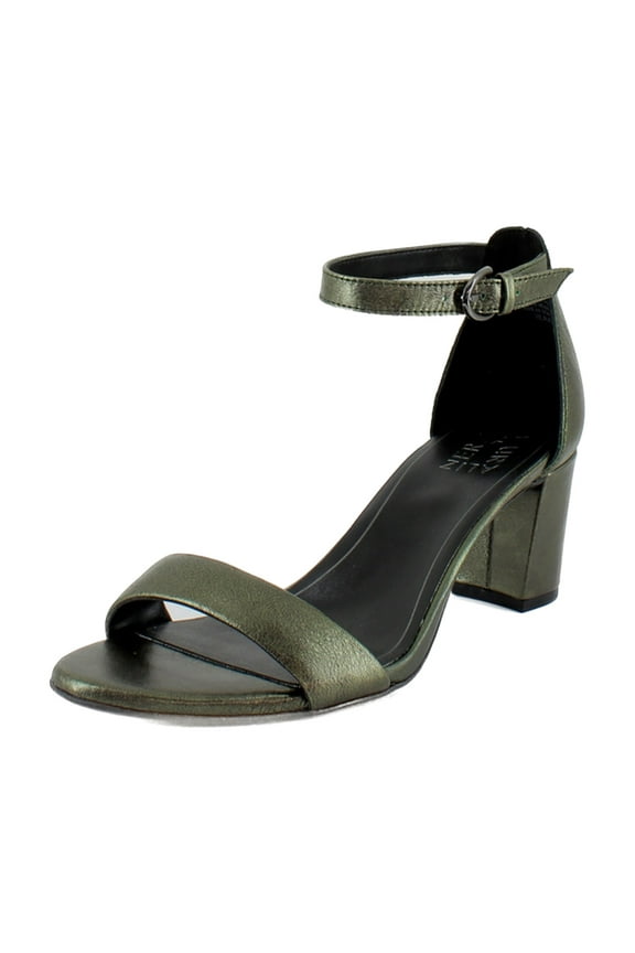 Women's Vera Ankle Strap Sandals Green Metallic 8W
