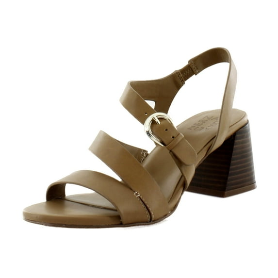 Naturalizer Veva Women's Heels Saddle Tan Brown Leather Size 11 W