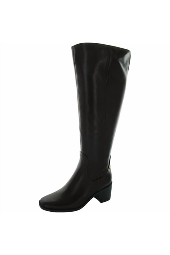 Edda Wide Calf Women's Boots Dark Brown Size 6 M