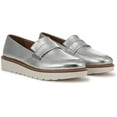 thumbnail image 1 of Naturalizer Adiline Women's Loafers & Slip-Ons Silver Metallic Leather, 1 of 5