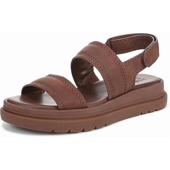 Naturalizer Women's Attract Slingback Platform Sandal Cappuccino Brown 9M