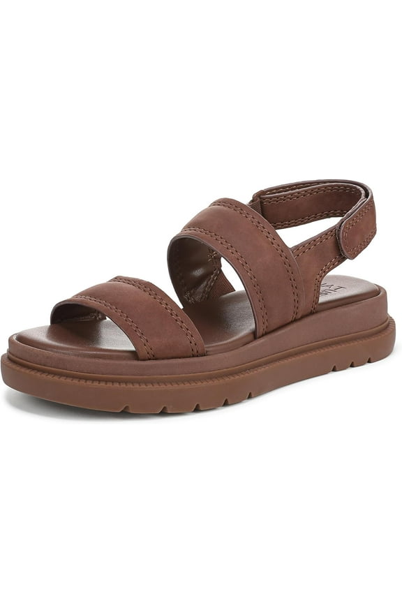 Women's Attract Slingback Platform Sandal Cappuccino Brown 9M