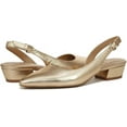 thumbnail image 1 of Naturalizer Women's Banks Slingback Pumps Dark Gold Lizard Leather 9M, 1 of 5