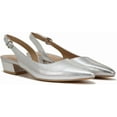 thumbnail image 1 of Naturalizer Women's Banks Slingback Pumps Silver Metallic Leather 7XW, 1 of 5