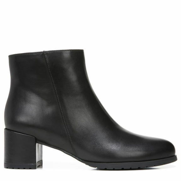 Naturalizer Women's Bay Waterproof Ankle Boots Black Leather 7.5M