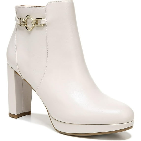 Naturalizer Women's Berri Ankle Boots Satin Pearl 11M