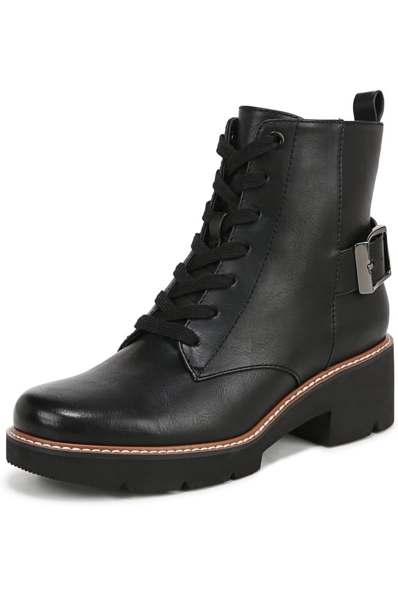 Women's Cabaret Ankle Moto Lace Up Bootie Black 6M