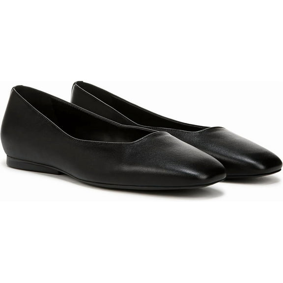 Naturalizer Women's Chelsea Slip On Ballet Flat Black Leather 8.5M