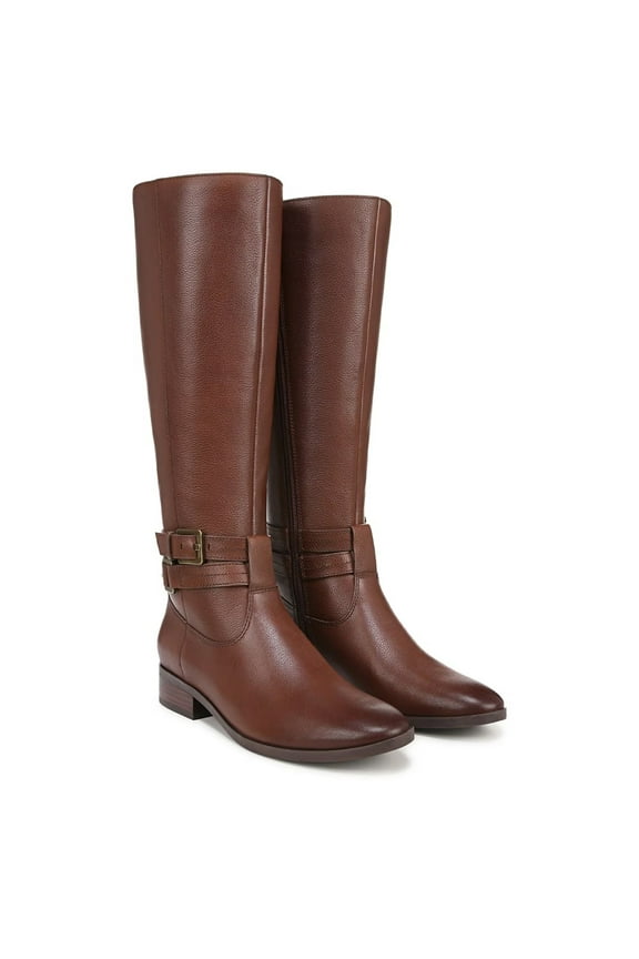 Women's Cinnamon Leather Rory Knee High Boots 7.5M