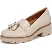 Naturalizer Womens Committed Lug Loafer Porcelain White 9.5W