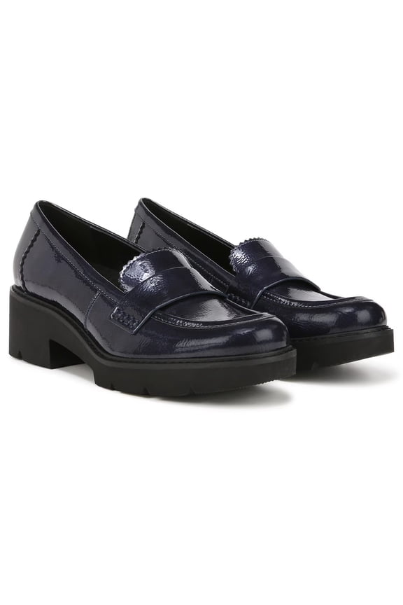 Women's Dakota Lug Loafer Midnight Blue Patent 11W