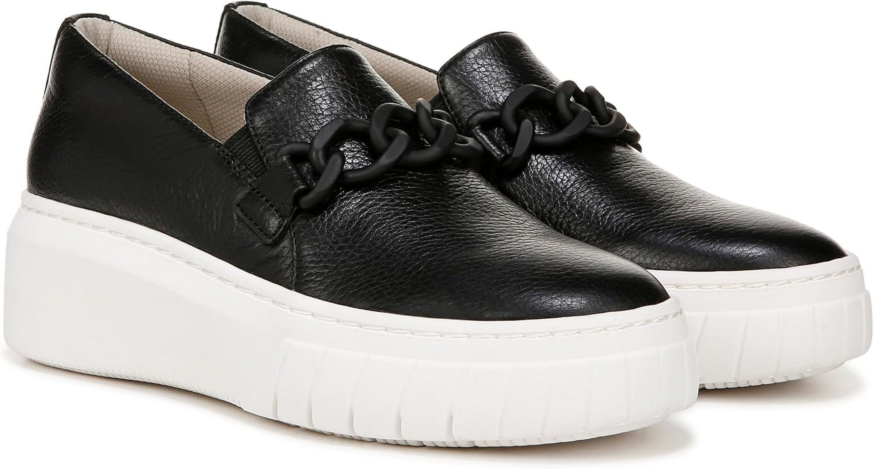 naturalizer ladies dress shoes Womens 10AA/AAAA Black Block 1.5" Heel B65N86 up sneaker features a sleek silhouette that blends smart Naturalizer Women's Party & Evening