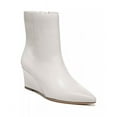 thumbnail image 1 of Naturalizer Women's Dario Wedge Mid Calf Booties Satin Pearl Leather 7W, 1 of 1