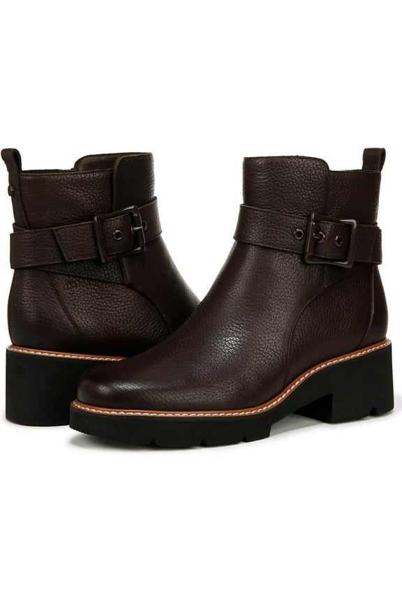 Darry Strap Women's Boots Coffee Bean Brown Leather Size 6 M