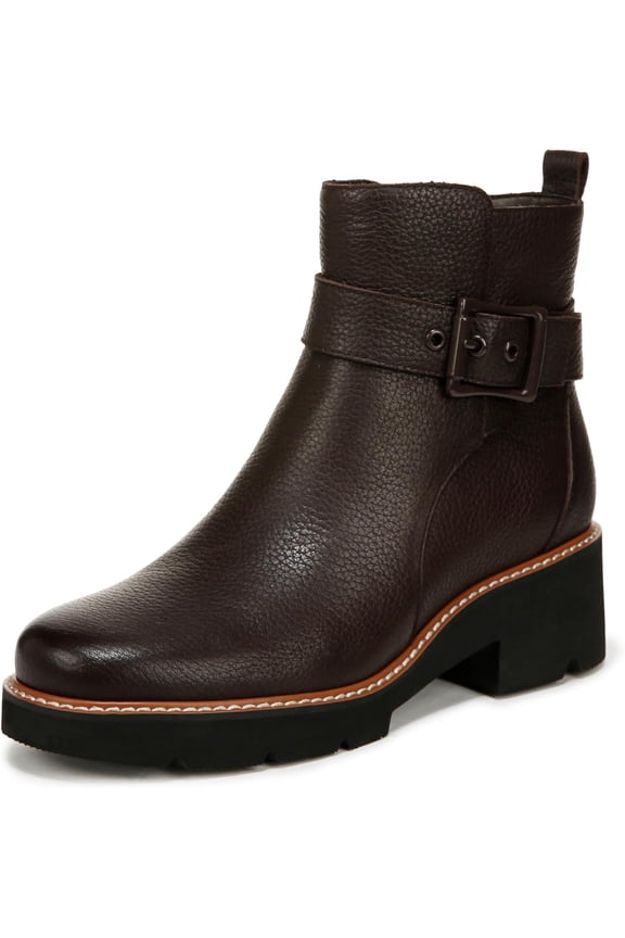 Darry Strap Women's Boots Coffee Bean Brown Leather Size 9 M