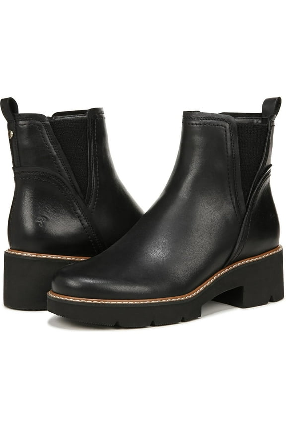 Women's Darry Water Repellent Ankle Boot Black Leather 9WW