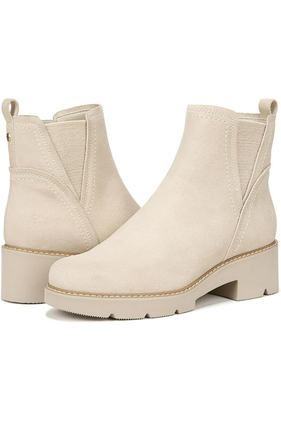 Women's Darry Water Repellent Ankle Boot Porcelain Beige Suede 9W