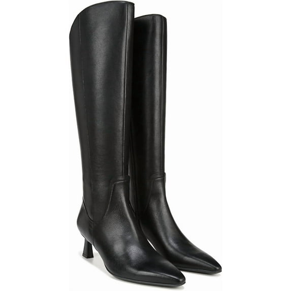 Naturalizer Women's Deesha Knee High Boot Black Leather Narrow Calf 9.5M