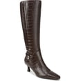 thumbnail image 1 of Naturalizer Women's Eartha Knee High Boot Chocolate Bar Croco 9W, 1 of 5