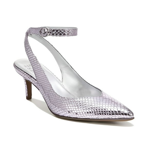 Naturalizer Women's Eliya Slingback Pumps Rosa Metallic Snake Print 7.5W