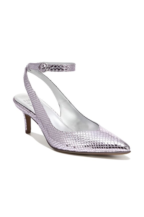 Women's Eliya Slingback Pumps Rosa Metallic Snake Print 8.5W
