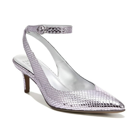 Naturalizer Women's Eliya Slingback Pumps Rosa Metallic Snake Print 8.5W