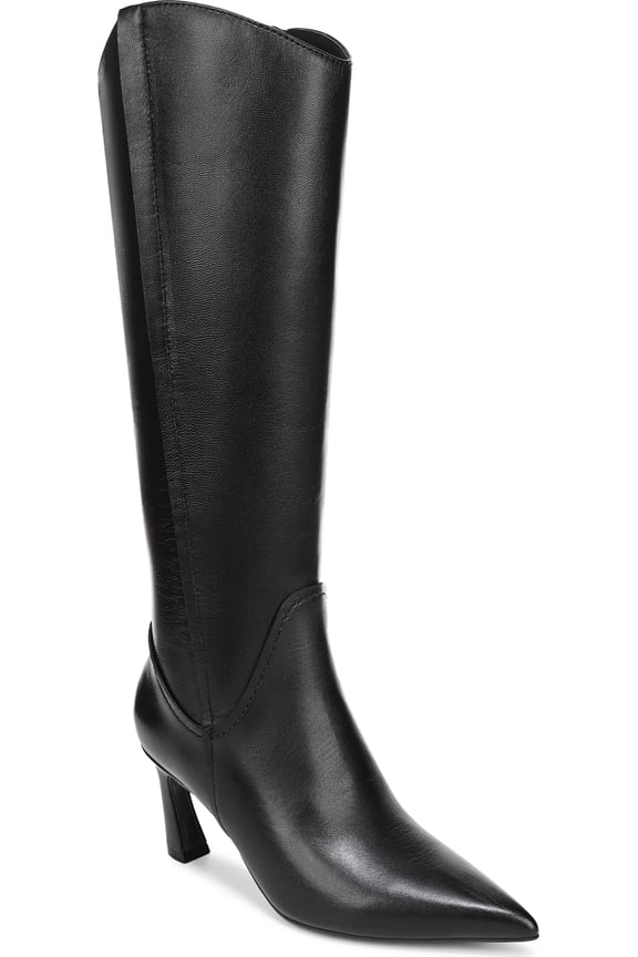 Women's Emily Knee High Boot Black Leather 8.5M