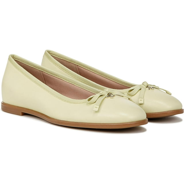 Naturalizer Women's Essential Ballet Flat Pastel Lime Leather 7.5M