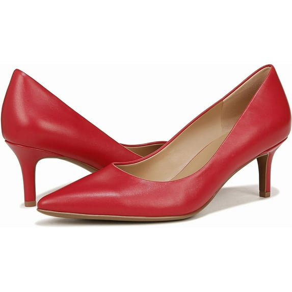 Naturalizer Women's Everly Pumps Crantini Red Leather 8M