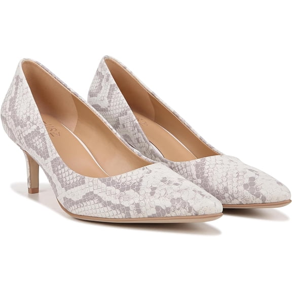 Naturalizer Women's Everly Pumps White Snake Pattern 11W