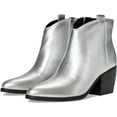 thumbnail image 1 of Naturalizer Women's Fairmont Ankle Boot Silver Metallic 5M, 1 of 5