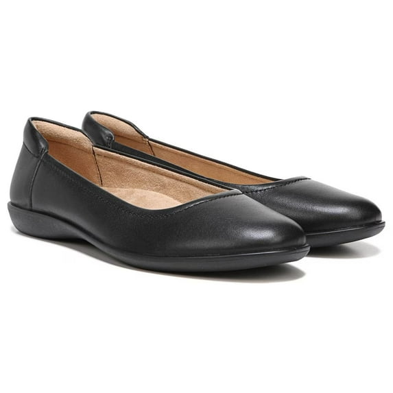 Naturalizer Women's Flexy Slip On Flats Black 11W
