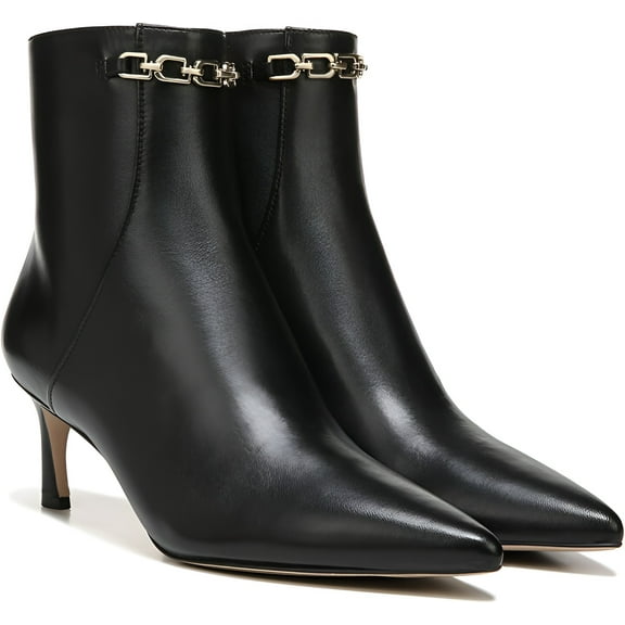 Naturalizer Women's Frida Heeled Boots Black Leather 7.5W