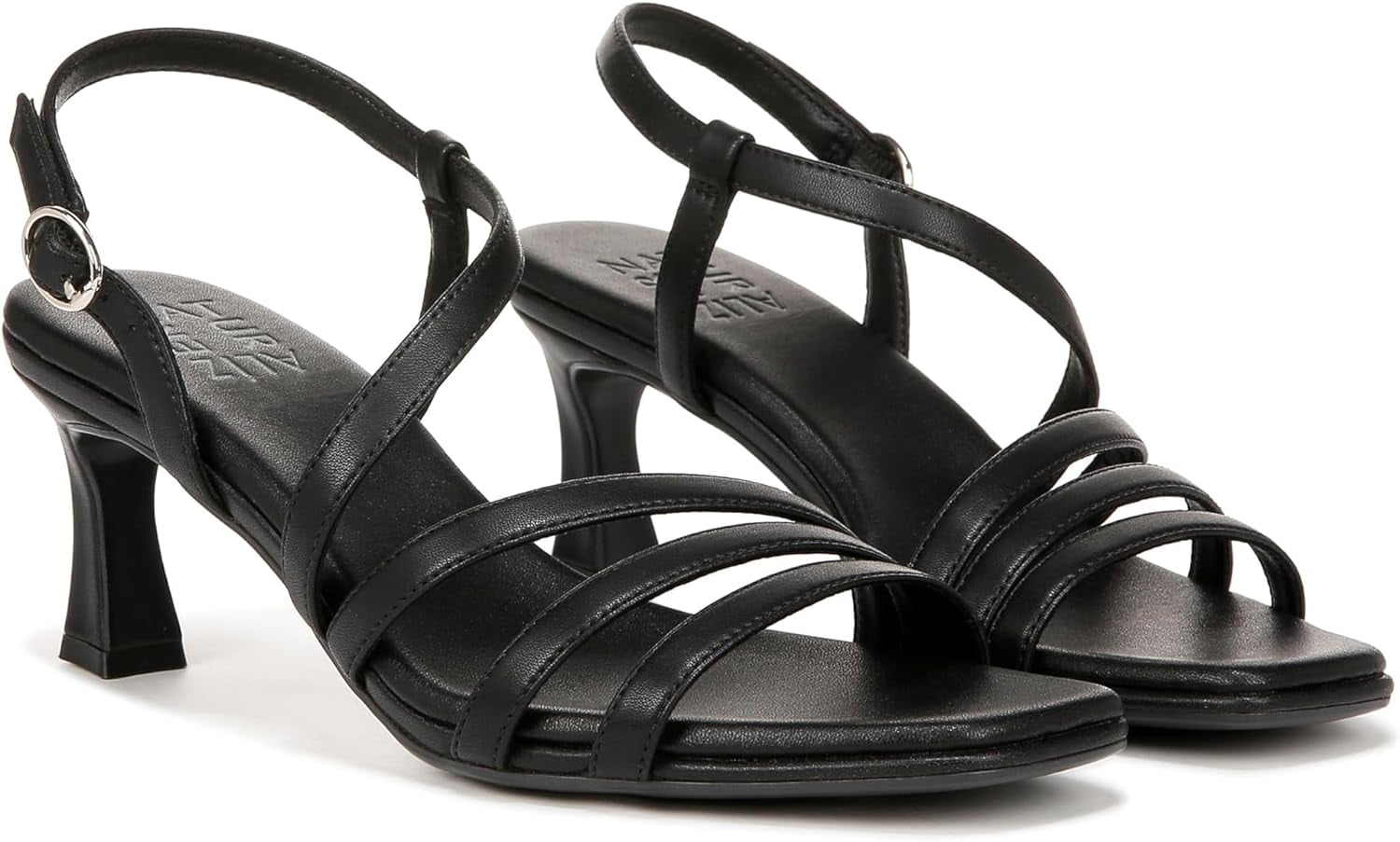 (取寄) ナチュラライザー レディース ギャラクシー Naturalizer women Galaxy Black Smooth Faux Leather Naturalizer Women's Galaxy Dress Sandal Black Smooth 11W - Walmart.com