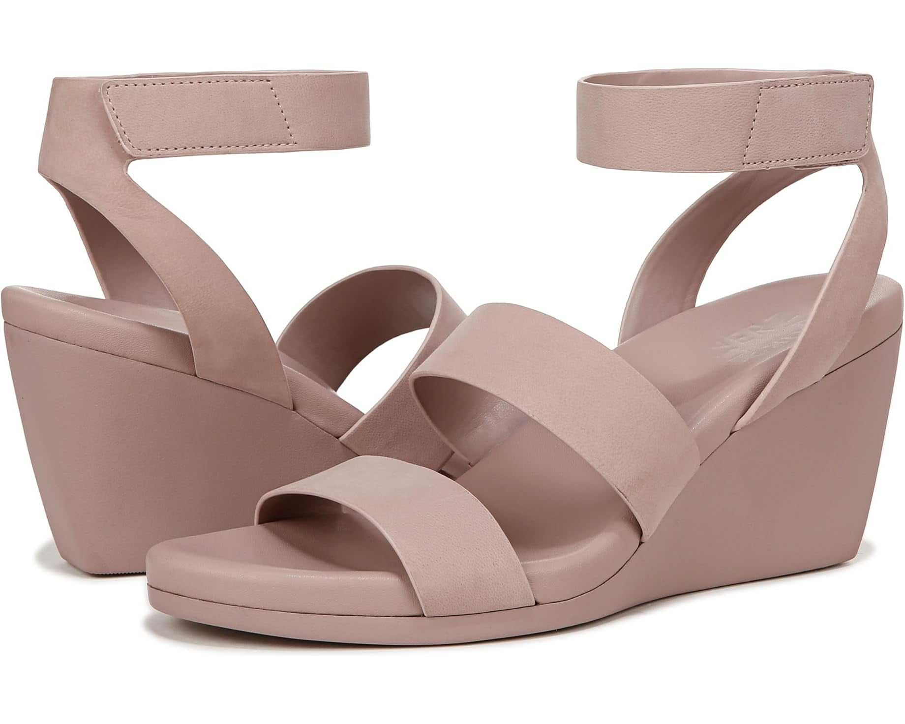NATURALIZER Womens Purple Non-Slip Meghan Round Toe Wedge Thong Sandals Shoes M