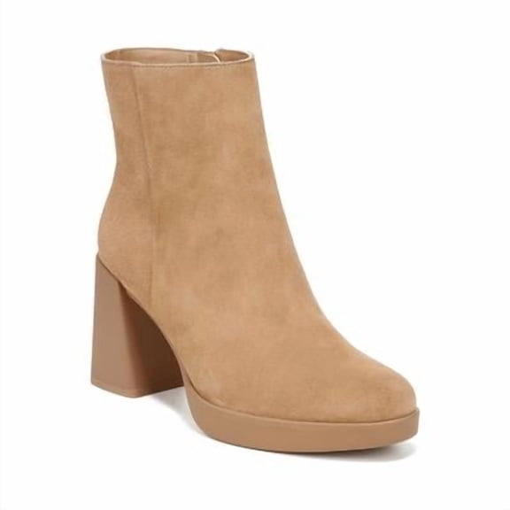 Naturalizer Women's Gen N Reach Ankle Boot Cookiedough Tan Suede 12 M