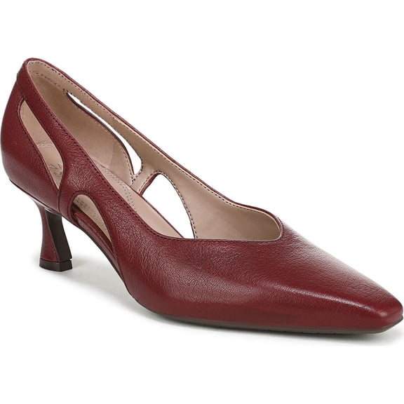 Naturalizer Women's Gracie Pump Cranberry Red Leather 10W