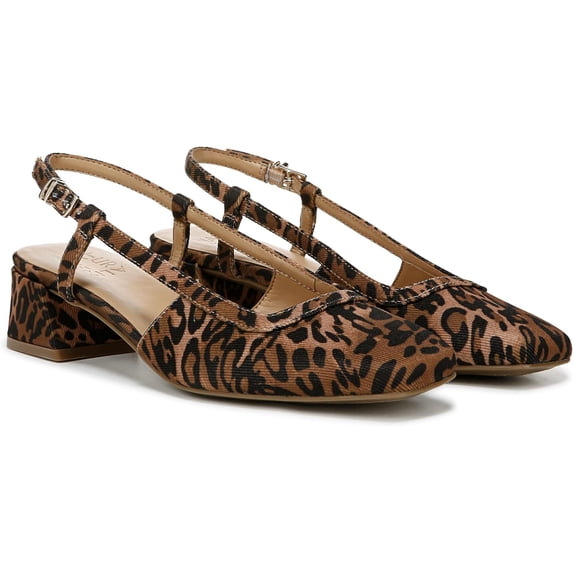 Naturalizer Women's Harper Slingback Pump Natural Leopard 8.5M