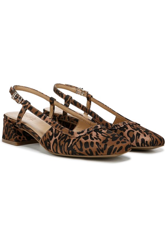 Women's Harper Slingback Pump Natural Leopard 8.5M