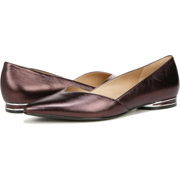 Naturalizer Women's Havana Flat Cabernet Sauvignon Red Metallic 6M