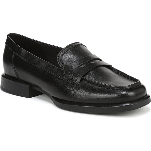 Naturalizer Women's Haven Penny Loafer Black Leather 6M