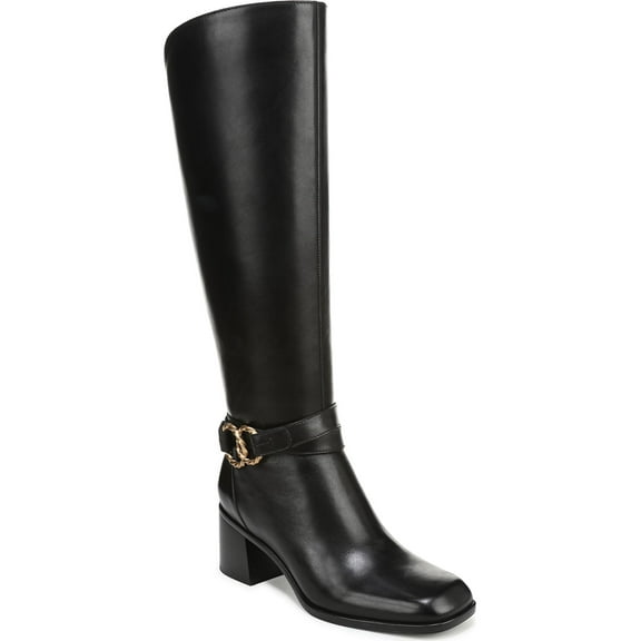 Naturalizer Women's Isabeau Knee High Boot Black Leather 7M